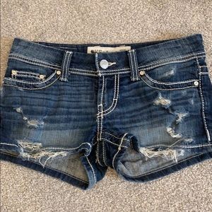 BKE denim shorts